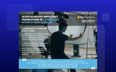 GlenFilm Video Studio Client Case Study